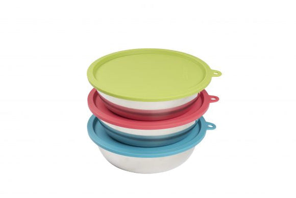 Messy Mutts 6pc Bowls with Covers