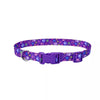 Coastal Pet Products Styles Adjustable Dog Collar (Teal Purple Diamonds)