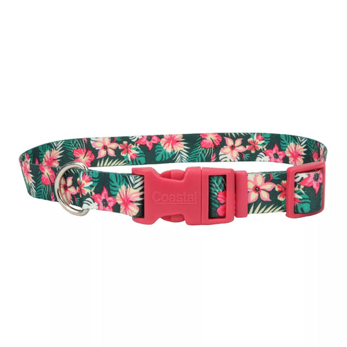 Coastal Pet Products Styles Adjustable Dog Collar (Teal Purple Diamonds)