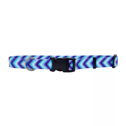 Coastal Pet Products Styles Adjustable Dog Collar (Teal Purple Diamonds)