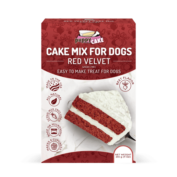 Puppy Cake Mix - Red Velvet Wheat-Free (9 oz)