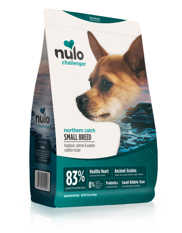 Nulo Challenger High-Meat Kibble Haddock, Salmon & Redfish for Small Breed Dogs (11-lb)