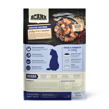 ACANA Indoor Entrée Recipe with Fish (4 LB)