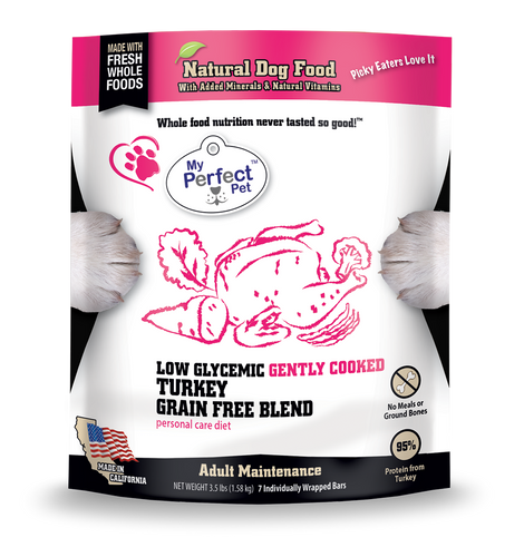 My Perfect Pet Tino’s Glycemic Friendly Turkey Blend