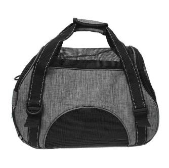 Messy Mutts Dog Carrier Bag Mat Metal Rods (Grey, Medium)