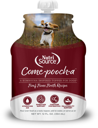 NutriSource Come Pooch-A Broth Beef Recipe Dog Food