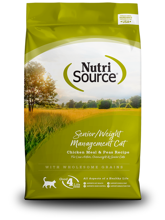 NutriSource® Senior / Weight Management Cat Recipe Healthy Weight Cat Food for Seniors