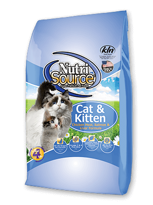 NutriSource® Cat & Kitten Chicken Meal, Salmon & Liver Recipe (12 lb)