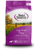 NutriSource® Large Breed Grain Inclusive Puppy Recipe with Chicken & Rice Dry Dog Food