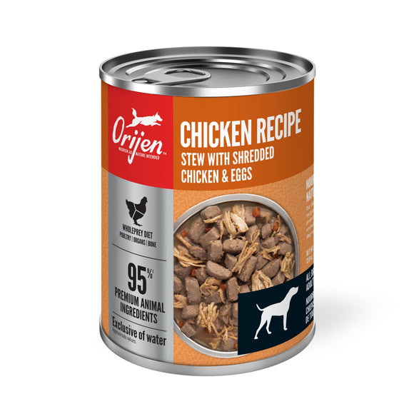 ORIJEN Chicken Recipe Stew with Shredded Chicken and Eggs Wet Dog Food (12.8 Oz Single Can)