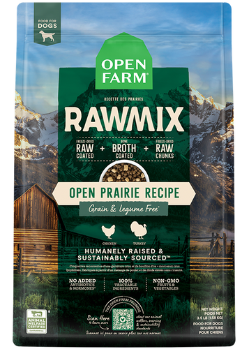 Open Farm Open Prairie Grain-Free RawMix for Dogs (3.5 Lb)