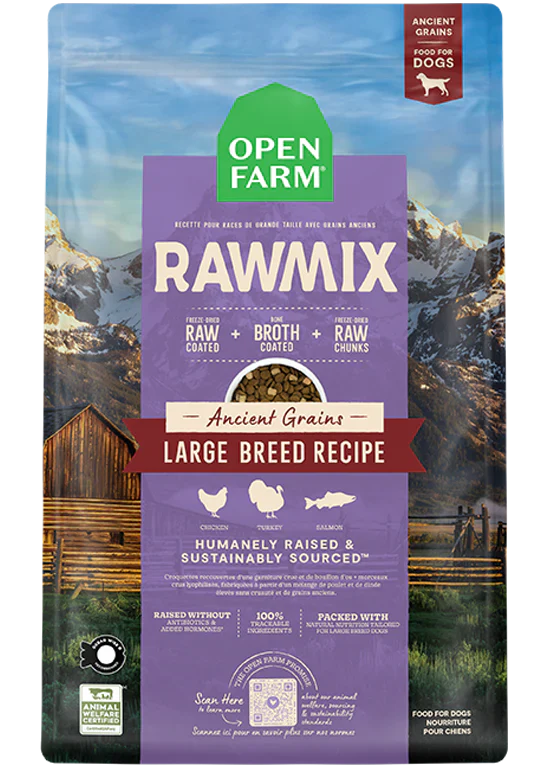 Open Farm Large Breed with Ancient Grains Rawmix for Dogs (20 LB)