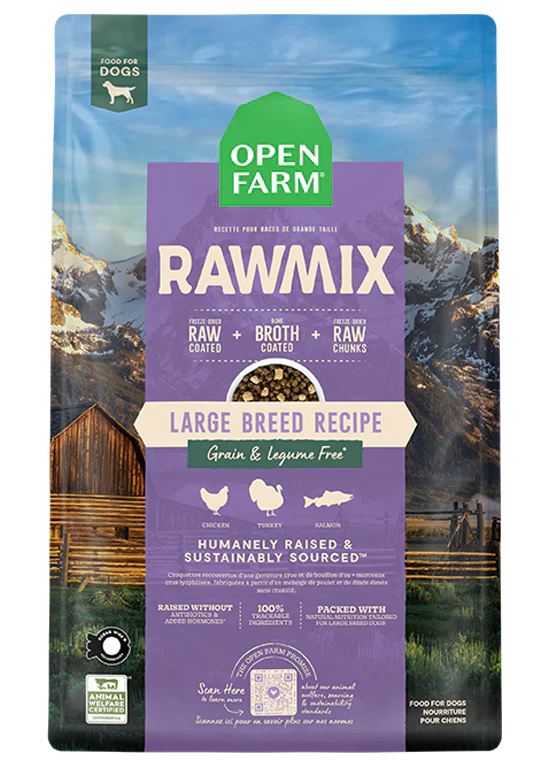 Open Farm Large Breed Grain-Free Rawmix for Dogs (20 LB)