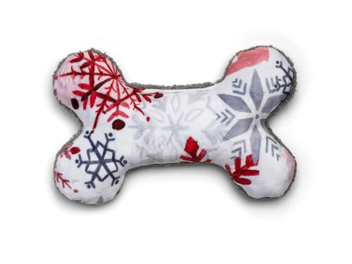 West Paw Merry Bone Winter Dog Toy