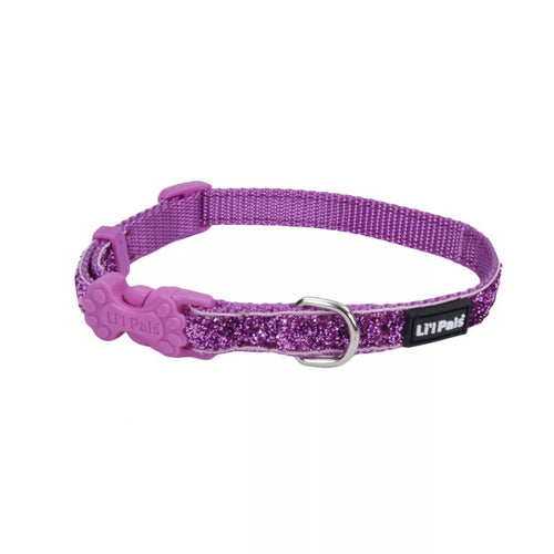 Coastal Pet Products Li'l Pals Adjustable Dog Collar with Glitter Overlay