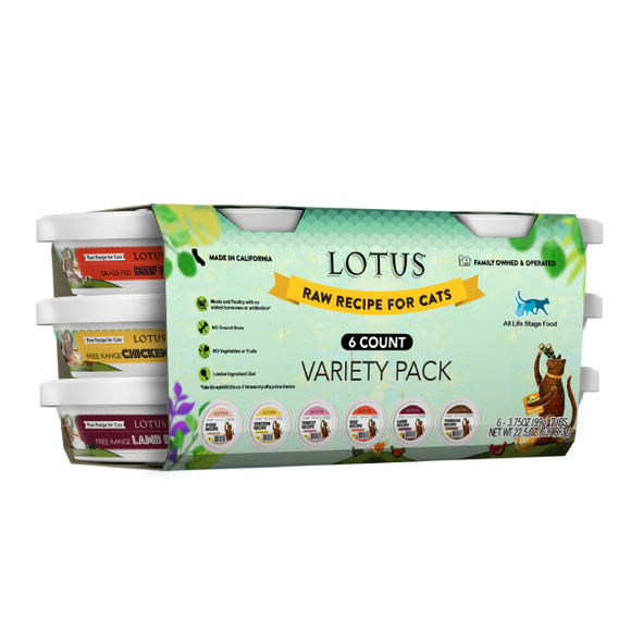 Lotus Cat Raw Variety Pack