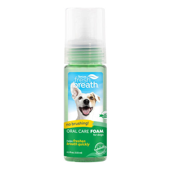 TropiClean Fresh Breath Mint Foam for Pets