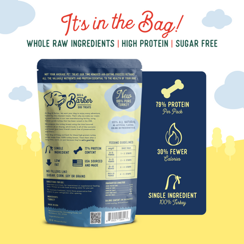 Beg & Barker Whole Turkey Chips Dog Treats