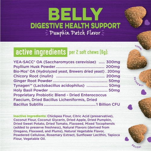 Wellness Belly Digestive Health Support Soft Chews
