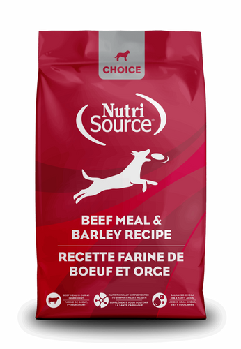 NutriSource® Beef Meal & Barley Recipe Healthy Affordable Dry Dog Food