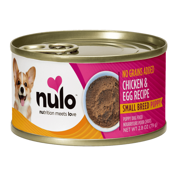 Nulo Small Breed Pate For Puppy & Adult Chicken & Egg Recipe Wet Dog Food