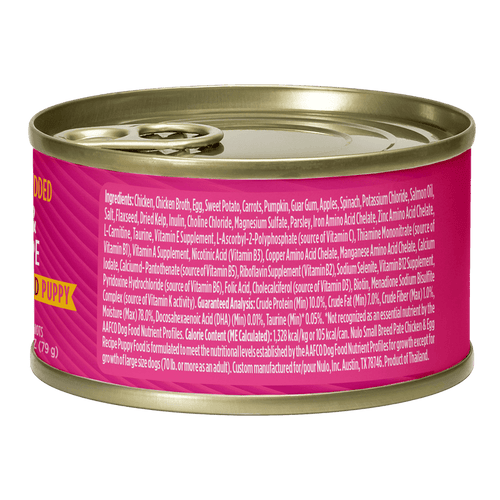 Nulo Small Breed Pate For Puppy & Adult Chicken & Egg Recipe Wet Dog Food