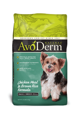 AvoDerm Natural Small Breed Adult Chicken Meal and Brown Rice Formula Dry Dog Food