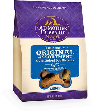 Old Mother Hubbard Mothers Solutions Crunchy Natural Original Assortment Large Biscuits Dog Treats