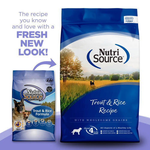 NutriSource Trout Brown Rice Recipe Dry Dog Food Goodyear AZ