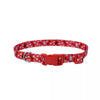 Coastal Pet Products Styles Adjustable Dog Collar Large Red Bones, 3/4 x 18- 26