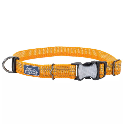 Coastal Pet Products K9 Explorer Brights Reflective Adjustable Dog Collar Desert 1 x 12”-18”