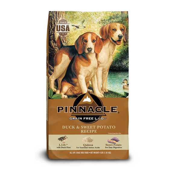 Pinnacle Pet Grain-Free Duck & Sweet Potato Recipe Dry Dog Food