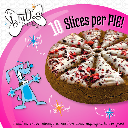 The Lazy Dog Cookie The Original Pup-PIE® Happy Birthday for a Darling Girl