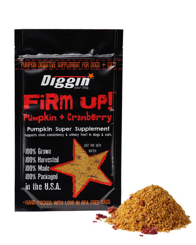 Diggin Your Dog FiRM UP!+ Cranberry Pumpkin Super Supplement