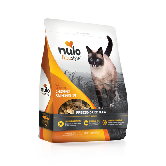 Nulo FreeStyle Freeze-Dried Raw Chicken & Salmon Recipe for Cats