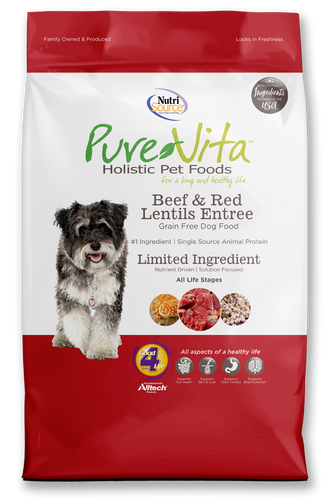 NutriSource® PureVita™ Beef & Red Lentils Entrée Dog Food