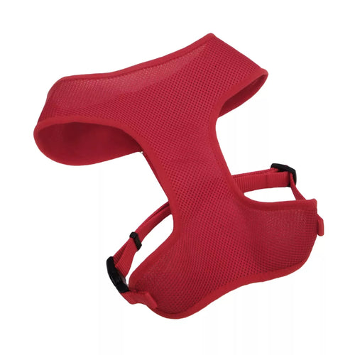 Coastal Pet Products Comfort Soft Adjustable Mesh Dog Harness (X-Small - 5/8 x 16-19 Red)