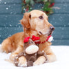 ZippyPaws Holiday Crinkle  Reindeer Dog Toy