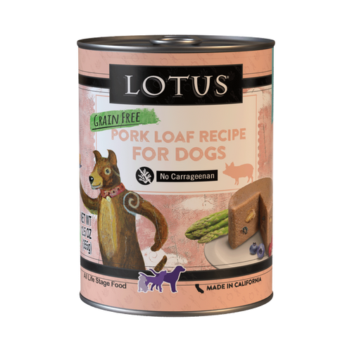 Lotus Grain Free Pork Loaf Recipe Dog Food (12.5 Oz)