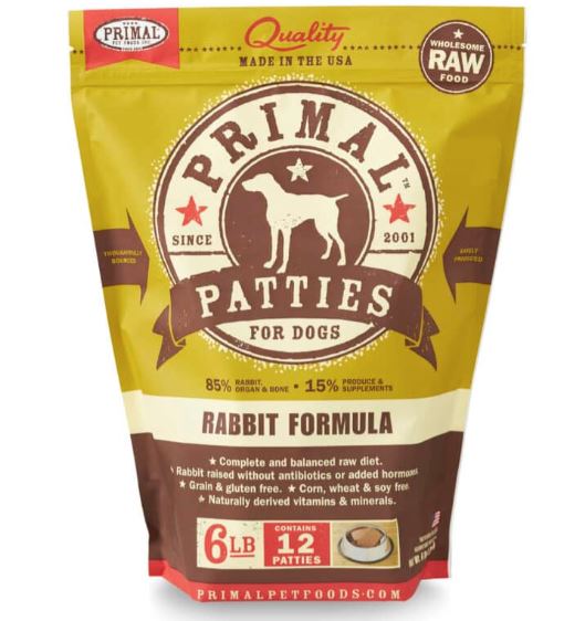 Primal Pet Foods Canine Raw Frozen Patties Goodyear AZ Petz