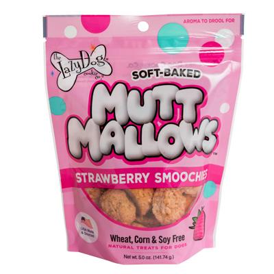 The Lazy Dog Soft-Baked Mutt Mallows Strawberry Smoochies