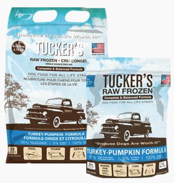 Tucker's Turkey-Pumpkin Complete and Balanced Raw Diets for Dogs